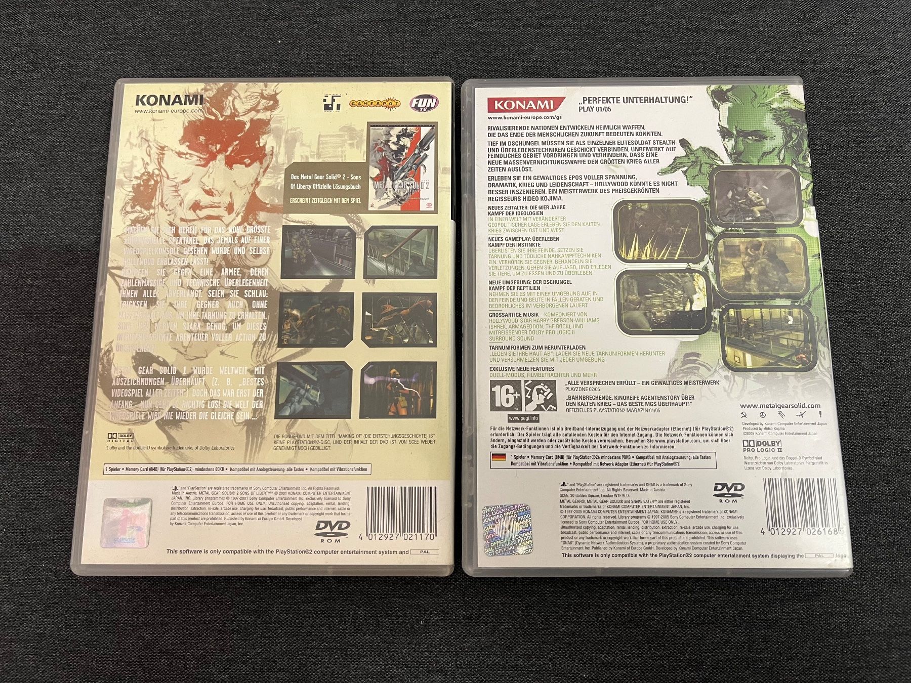 Sony Giochi: Metal Gear Solid 2 & 3 PS2 Bundle Set – Usato da Thalwil venduto da ranx 2