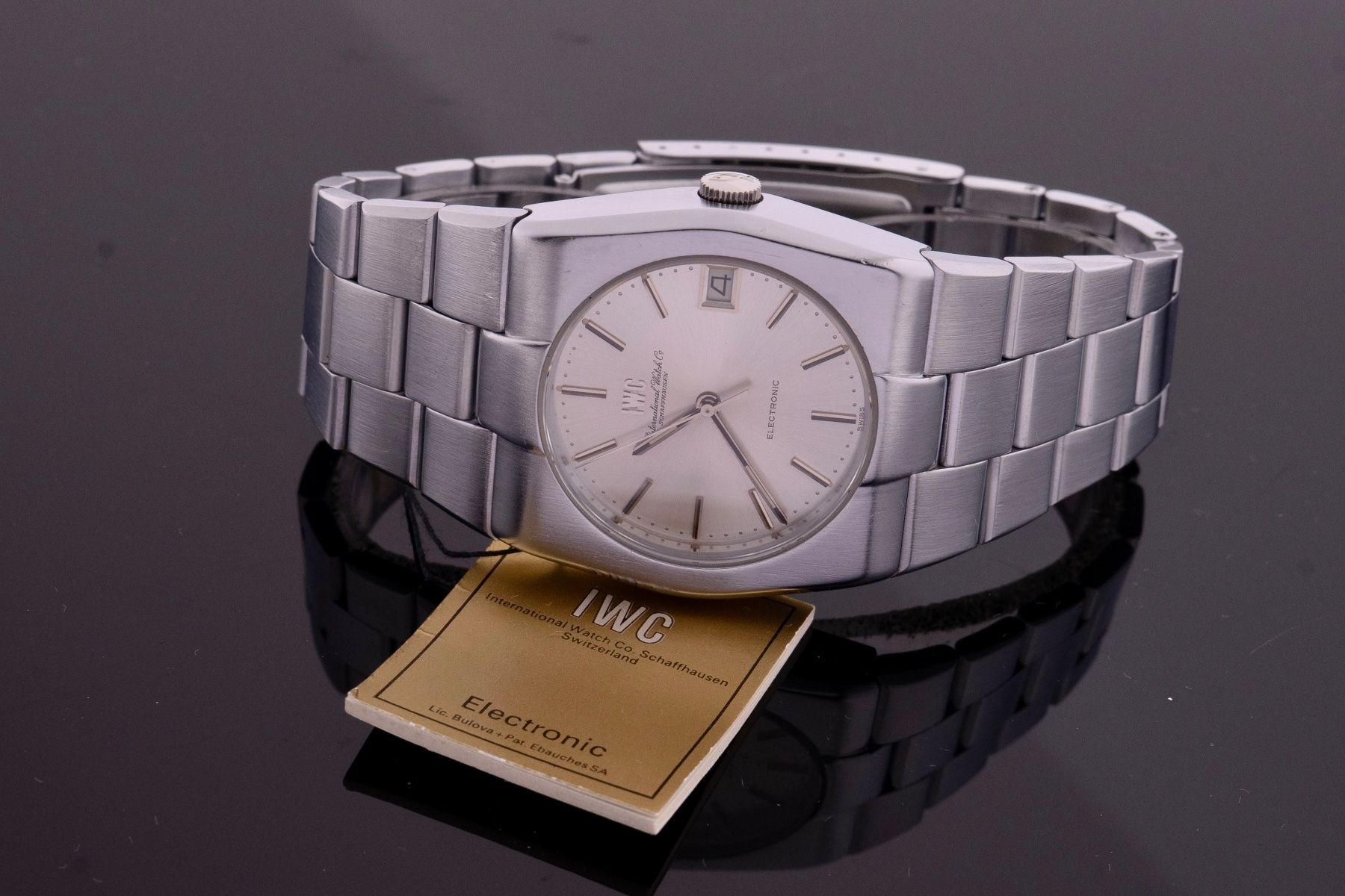 IWC Orologi: IWC Stimmgabeluhr Electronic Jumbo Ref. 3403 38mm 1974 – Usato da Bülach venduto da M.RothUhrenatelier 7