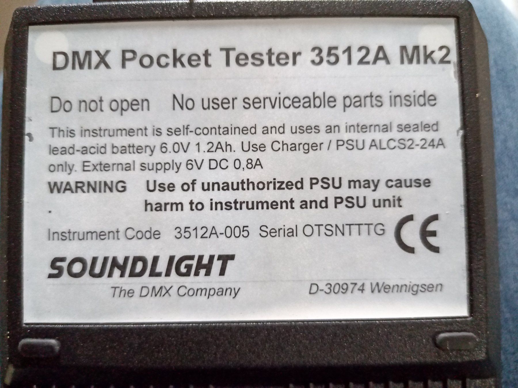 Misurare: DMX Tester – Usato da Oberegg venduto da A-Z.Handel.Loehrer 2