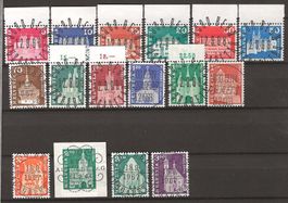 1964-68 : Nr. 412 - 427 mit ET Voll-Stempel KP 375.--