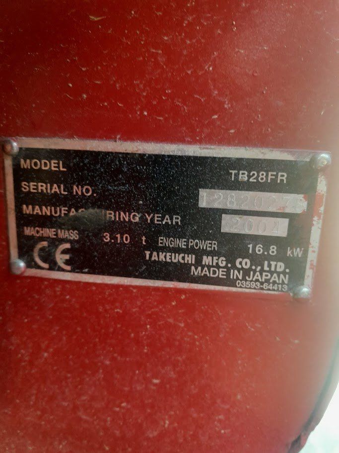 Takeuchi Escavatori: Bagger Takeuchi TB 28 fr – Usato da Cousset venduto da pro_5r79 6