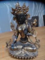 Buddha Figur Messing vergoldet Vintage......