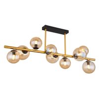 Deckenleuchte, LED, Glas, 87 cm x 30 cm
