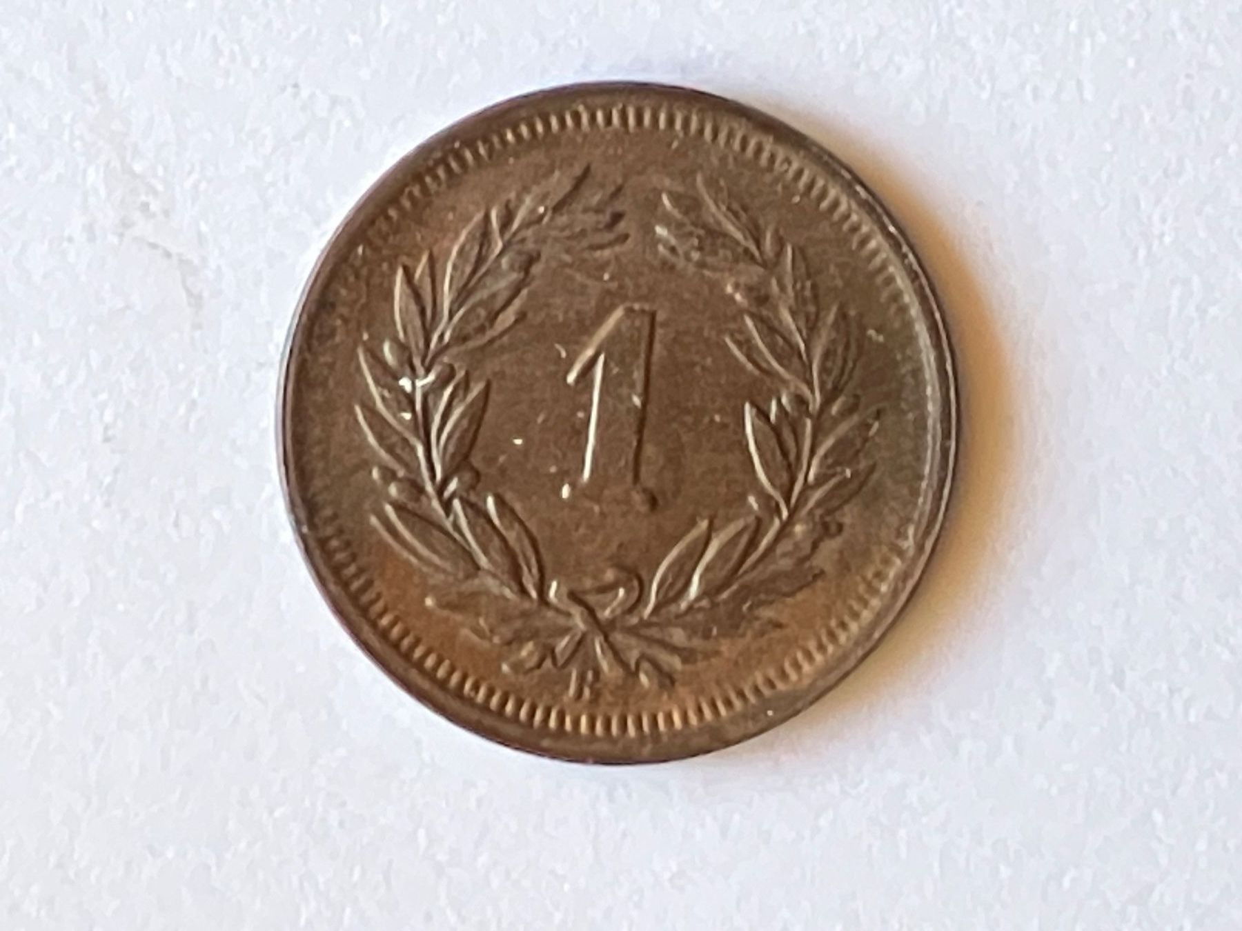 Tutti le monete: 1 Rappen 1939  top – Usato da untervaz venduto da Wingert 1