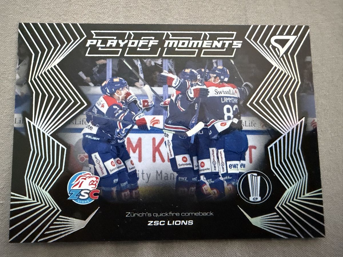 NHL Carte collezionabili: ZSC Hockey Card – Usato da Meierskappel venduto da Cc19