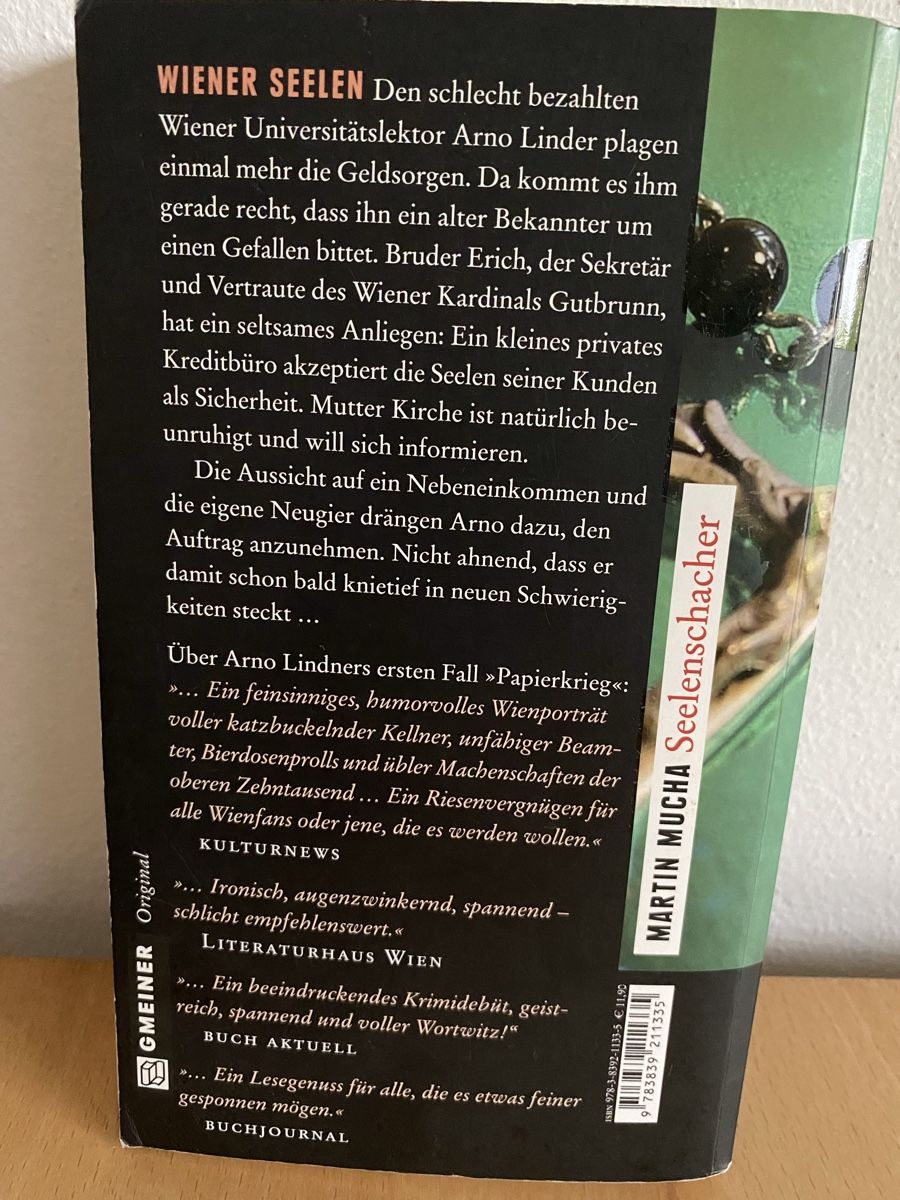 Bücher: Seelenschacher - Martin Mucha – Gebraucht aus Schwarzenburg von Michellu 2