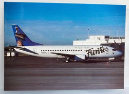Postcard Boeing737-36Q Frontier