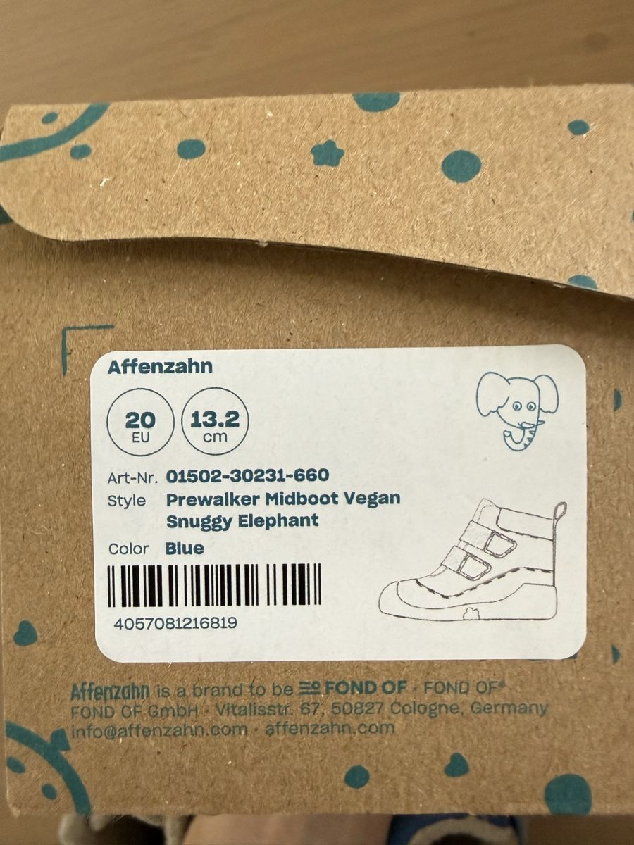 Affenzahn Schuhe für Jungen: Affenzahn Barfuss Winterstiefel 20 – Gebraucht aus Bern von wit_9rjw 4