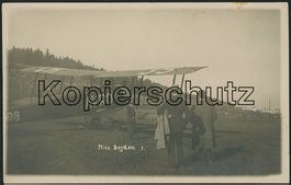 1921 Bern - Fallschirmspringen - S. Boyden - Flugzeug - AVRO