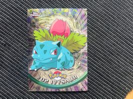 Pokemon Ivysaur Bisaknosp Holo Topps Chrome Series 1