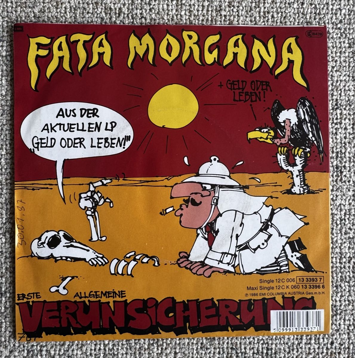 Schallplatten: E.A.V - Fata Morgana - 7" Single - 80s – Gebraucht aus Rorbas von BlackstarRecords 1
