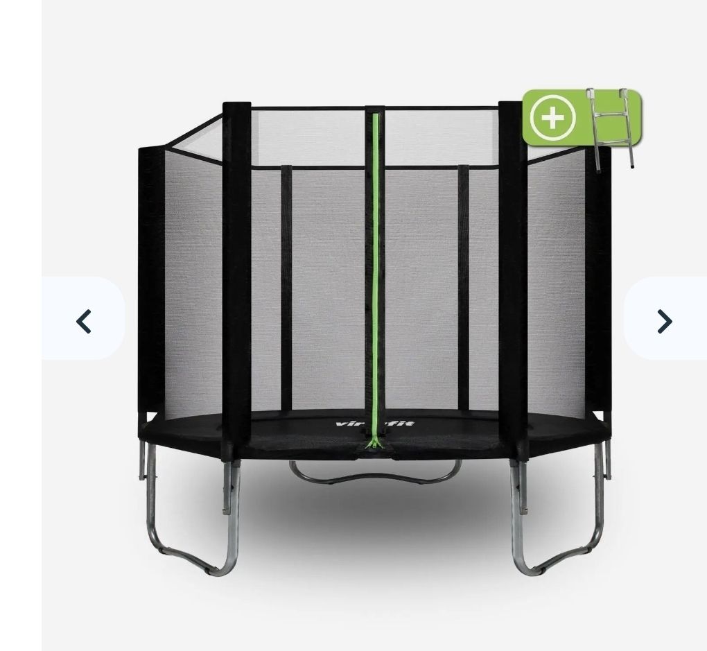 Trampolini: Grosser Gartentrampolin mit Netz, 305 cm, inkl. Leiter – Nuovo e nell'imballaggio originale da Valens venduto da Limaj 1