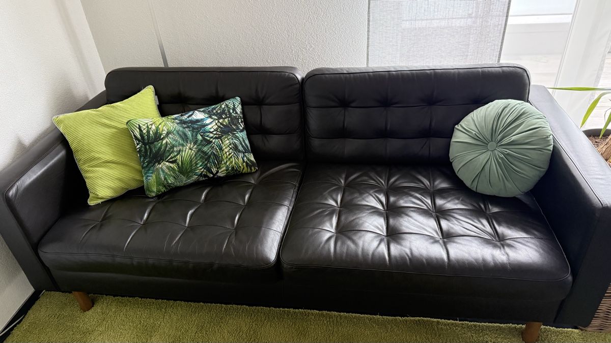 Divani: 3er Leder Sofa Ikea Landskrona – Usato da Sirnach venduto da sirni 5