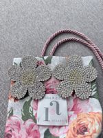 Glitzernde Ohrclips von Rosantica Milano im Blumendesign