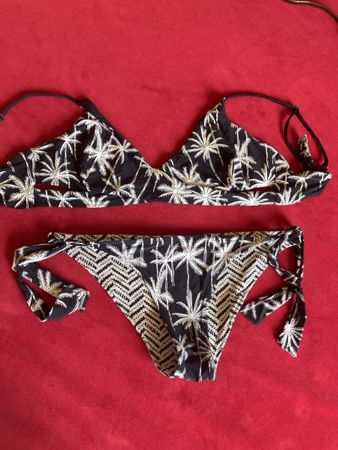 Bikini Set Palmendruck Grösse S neu