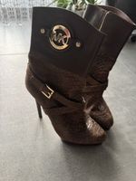 Bottes Michael Kors cuir serpent marron T 39bon état
