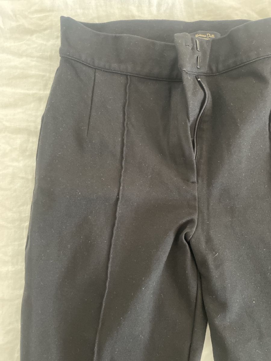 Massimo Dutti Pantaloni: Massimo Dutti Black Flared Trousers - Size S - Elegant! – Usato da Meilen venduto da sop_7ykg 2