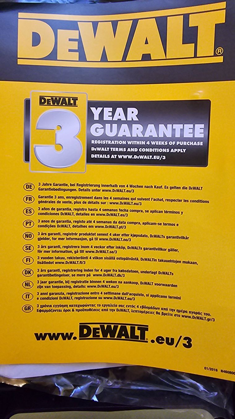 Dewalt Trapani: Dewalt 18V Akkurschrauber Set DCD791 – Nuovo e nell'imballaggio originale da Koppigen venduto da Bracher_Mail-House 8