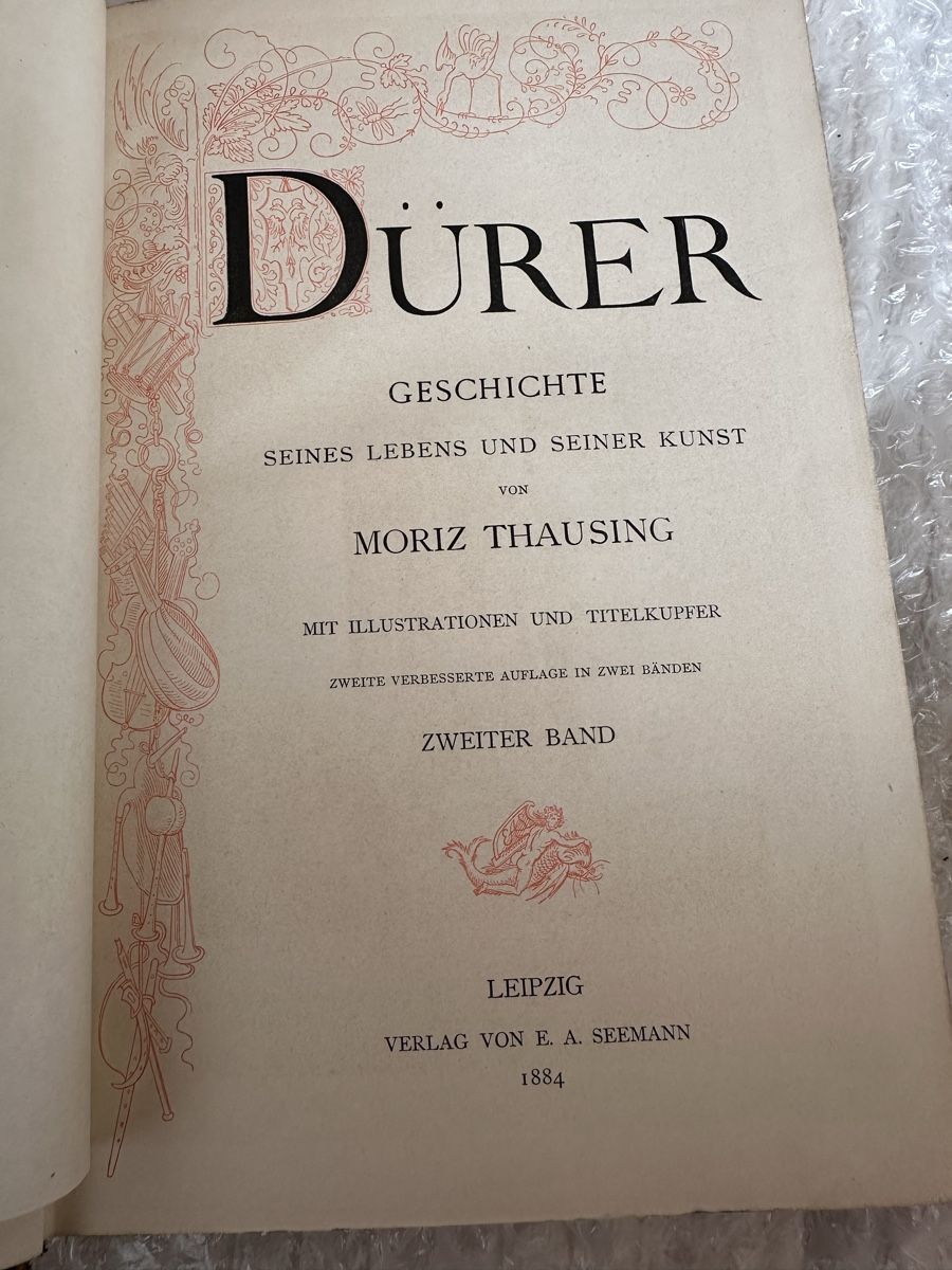 Libri: Vintage Dürer Buch – Usato da Herbriggen venduto da Sehrazade