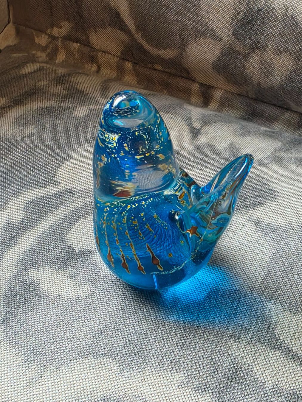 Statuette: MDINA blauer Glasvogel – Usato da Wangen an der Aare venduto da Stesi7