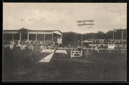 Schleswig, Flugplatz, Flugschau mit Trib