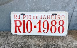 BRAZIL 1988 RIO DE JANEIRO souvenir NUMMERNSCHILD