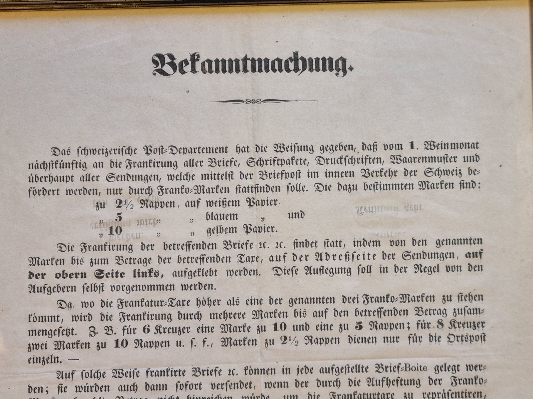 Dokumente: 2 originale Berner Post-Dokumente 1836 & 1850 – Gebraucht aus Scharnachtal von devin03 7
