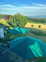 2 Sonnenschirme TEAKWOOD von Glatz