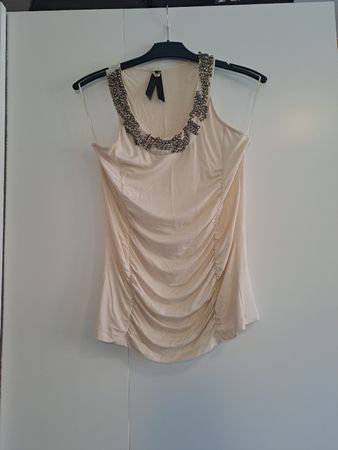 Elegantes Top mit Steinchen Grösse S/M