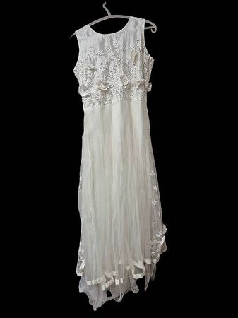 Schönes, festliches Kleid, weiss,Top Zustand!