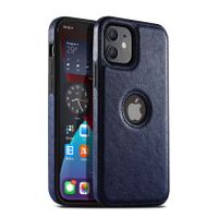 Leder Handyhülle Case Schutzhülle für iPhone 14 Pro Max Blau