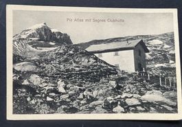 Piz Atlas mit Segnes Clubhütte (Flims) ca 1920