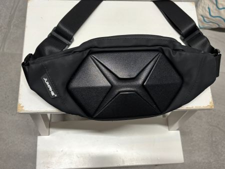 Sac banane JUMAHE noir beaucoup de poches