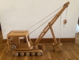 Holz- Seilbagger /Kranwagen