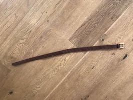 Gurt mit Reissverschluss, braun, Br. 3cm, L 90cm