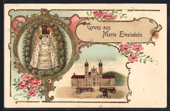Ansichtskarten: Maria Einsiedeln, Ortsansicht, Die Heili – Gebraucht aus Berlin von bartko-reher