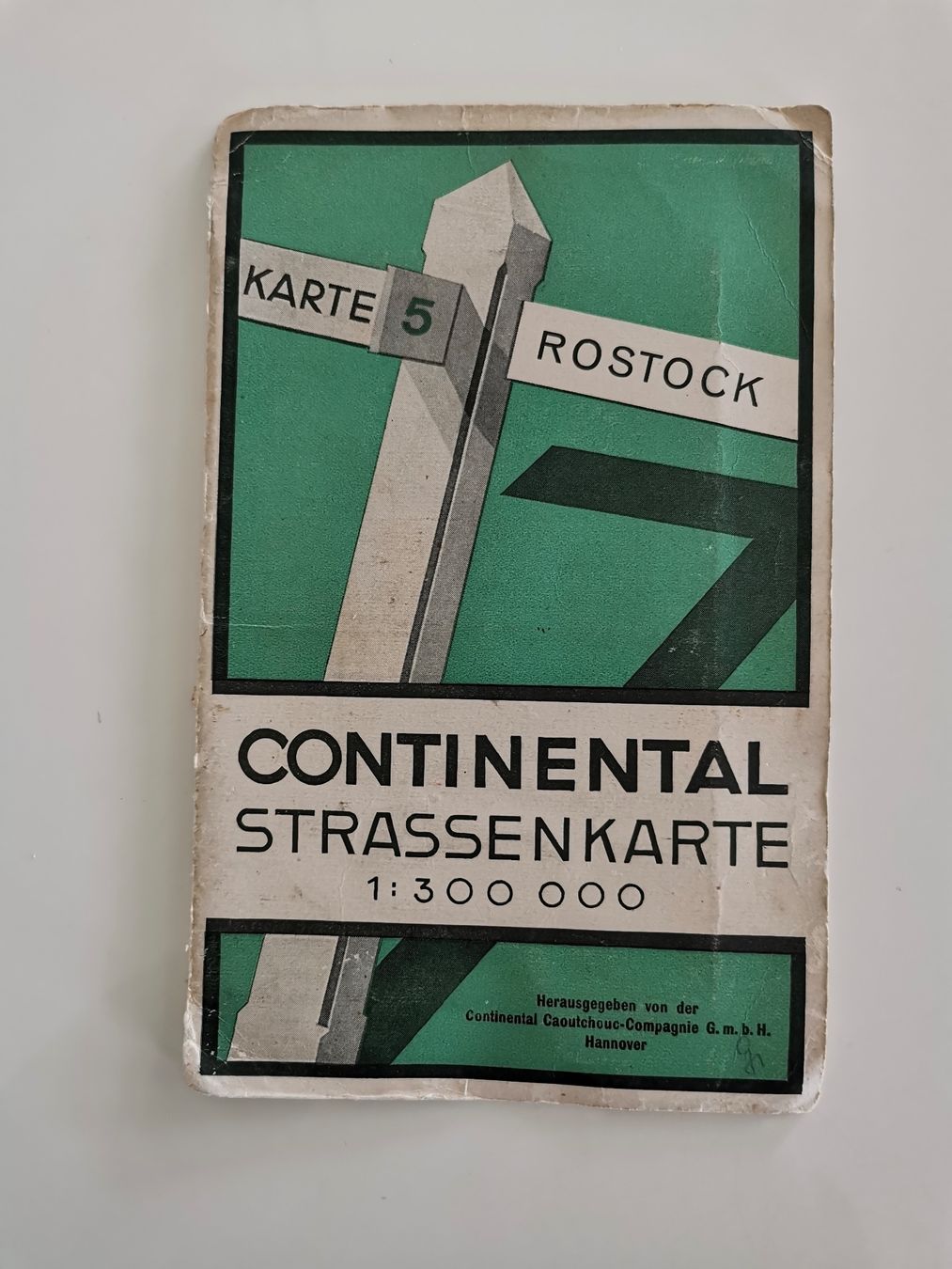 Cartine & Atlanti: Continental-Strassenkarte 5 Rostock – Usato da Richterswil venduto da Milan777