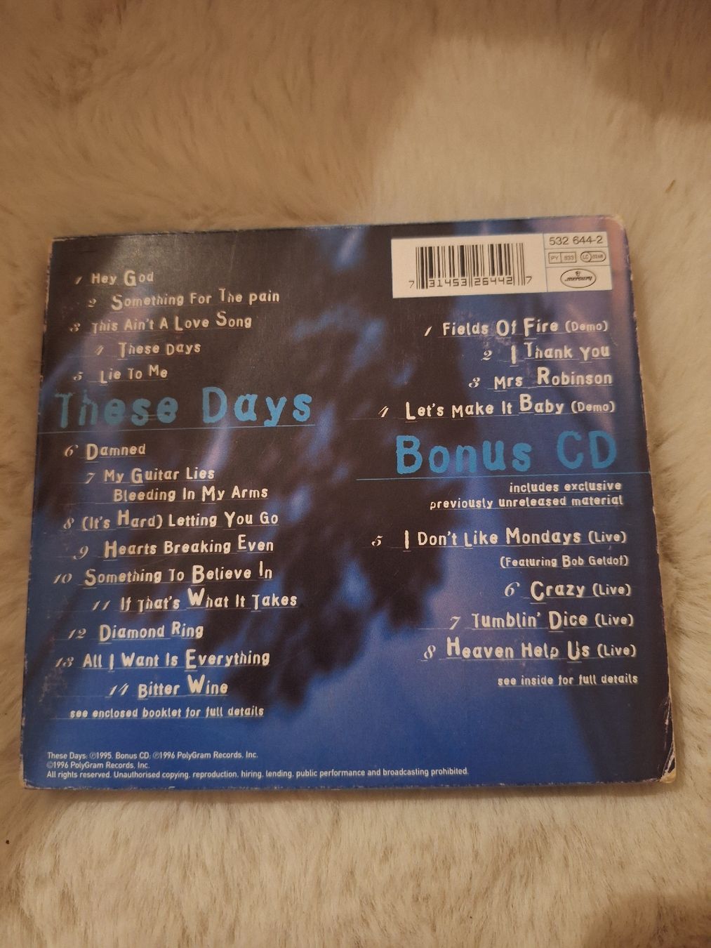CDs: CD Bon Jovi – D'occasion à Wanzwil par chlinih93 1
