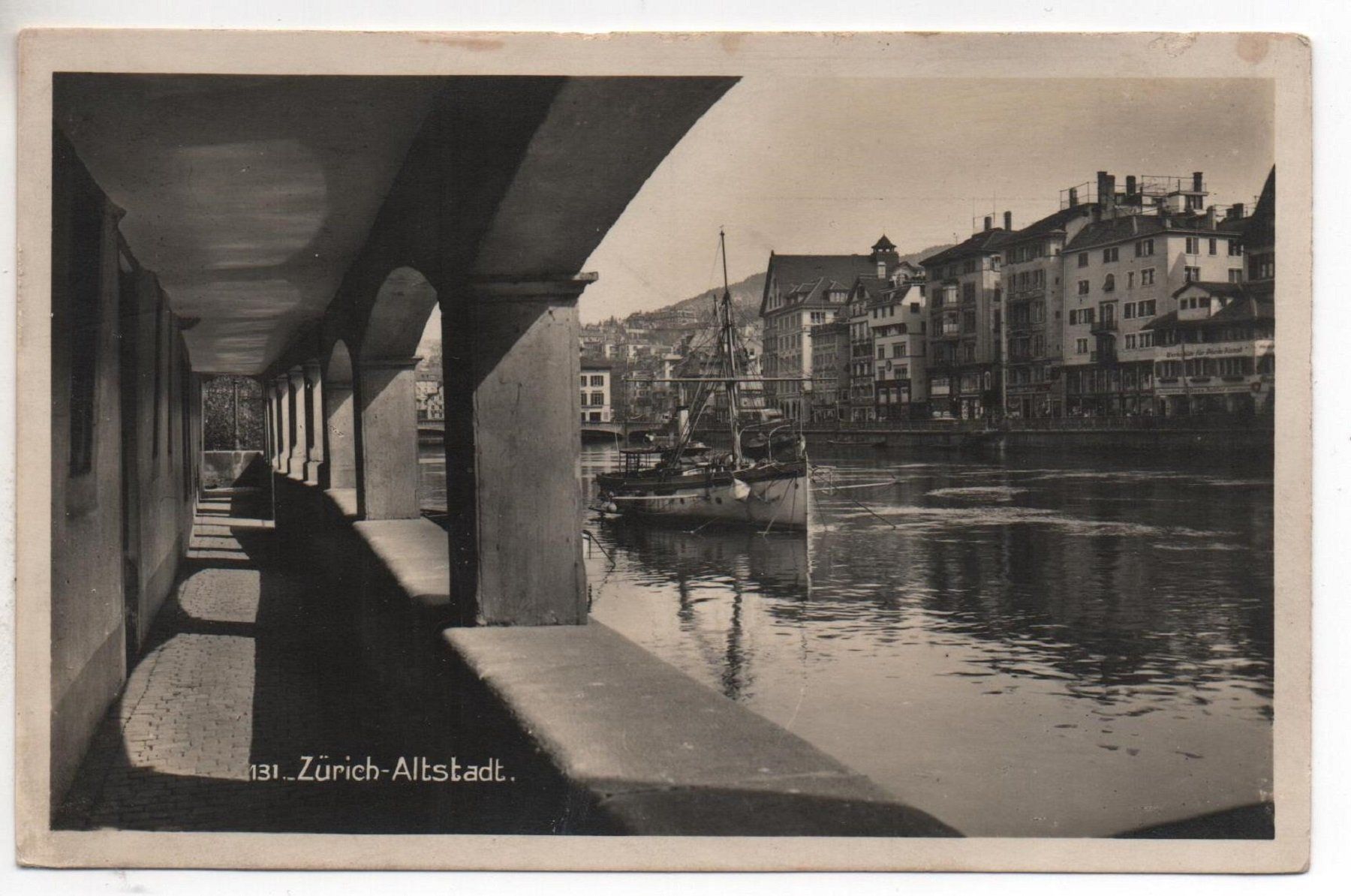 Cartoline postali: ZÜRICH Altstadt - Segelschiff – Nuovo (secondo la descrizione) da Jona venduto da philajona