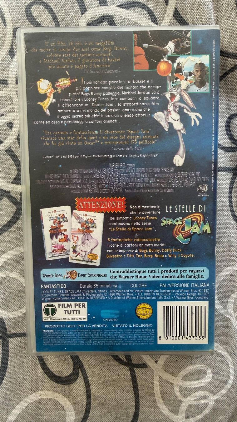 Tutti i VHS: Film VHS Space Jam Warner Bros Michael – Usato da Monte Carasso venduto da Ely67 2