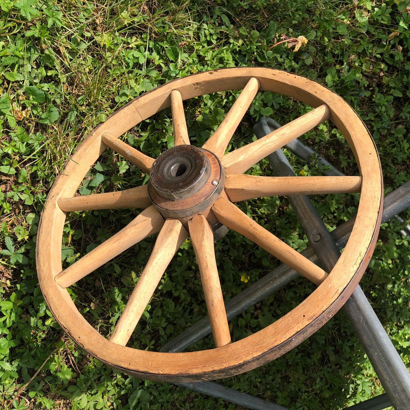 Tutte le decorazioni: 3er Set Vintage Wagenräder – Usato da Zürich venduto da swinguin 1