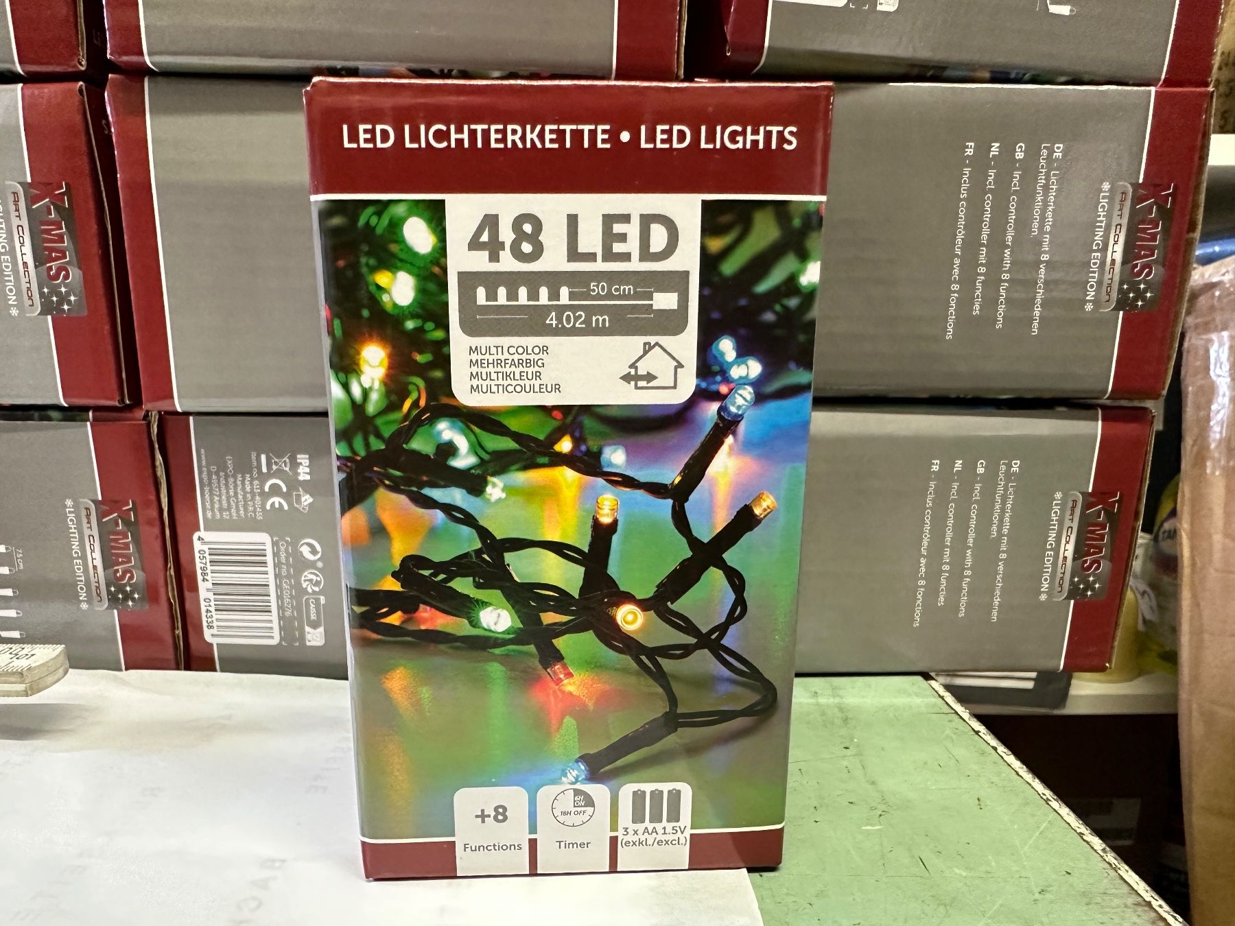 Ghirlande e barre luminose: neue multicolor Lichterkette mit Timer – Nuovo e nell'imballaggio originale da Necker venduto da liq24