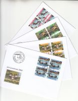 SBK J356 - J359 im 4er-Block FDC