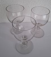 3 Wein-Gläser ca. 1920
