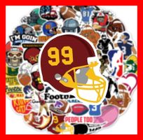 Football NFL Super Bowl Packers Aufkleber 50 tlg Stickerset