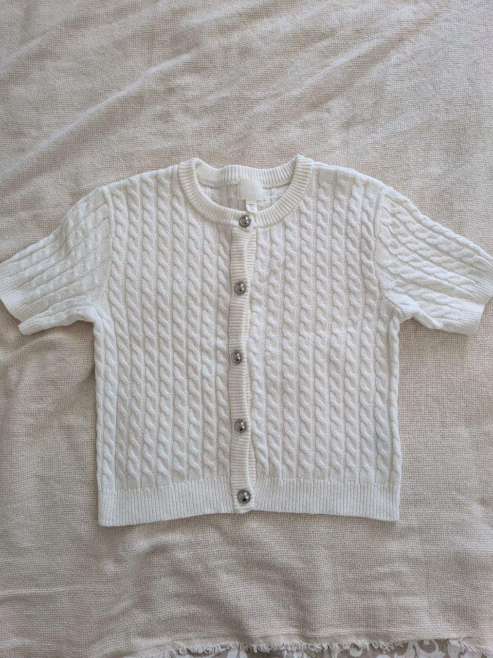 H&M Maglioni & Felpe: Strickjacke H&M weiss, Grösse M – Nuovo (secondo la descrizione) da Schwerzenbach venduto da dorys_wardrobe 2