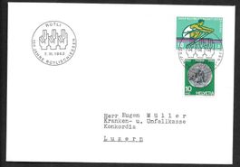 Sonderbrief S. 544 100 Jahre Rütlischiessen Rütli 7.11.1962