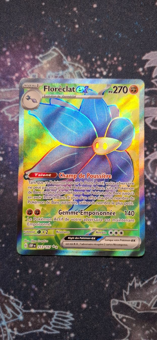 Pokémon Sammelbilder & Trading cards: Floréclat EX Obsidian Flames - 213/197 FR – Neu (gemäss Beschreibung) aus Petit-Lancy von Kara_TCG 1