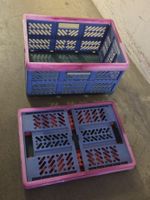 2 Harasse zusammen leg bar Pink Blau