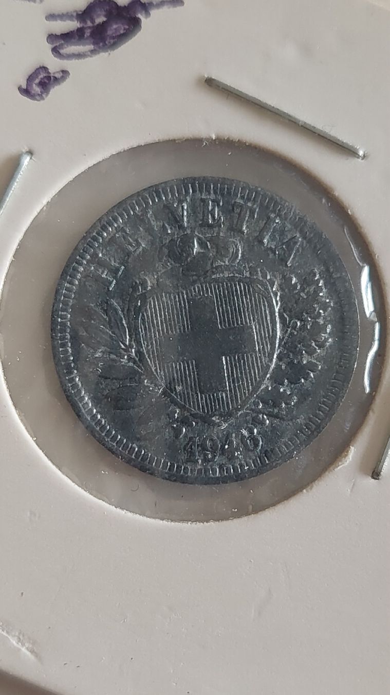 Toutes les monnaies: 2 Rappen 1946, Schweiz (LP2) – D'occasion à Neuenhof par tap_mxt6